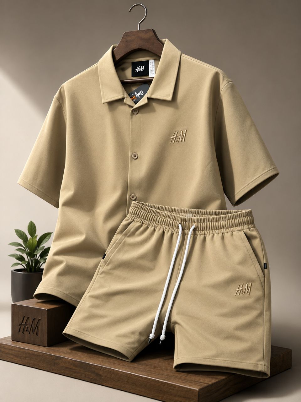 H%26M Co-ord Summer Set (Beige)